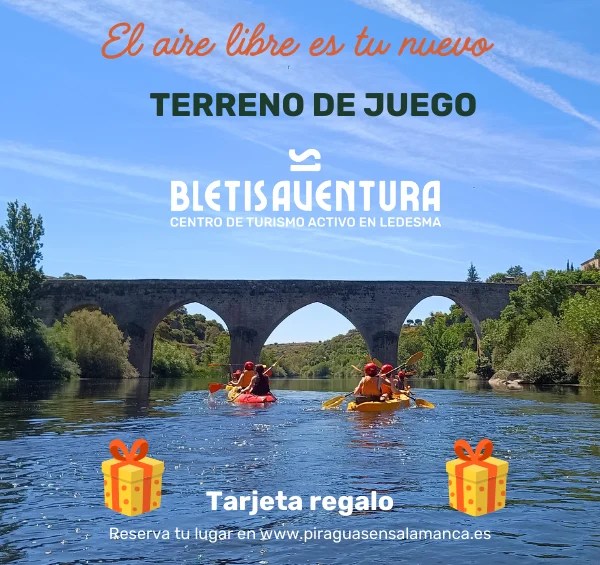 tarjeta regalo piraguas