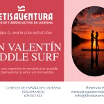 san valentín paddle surf tarjeta regalo